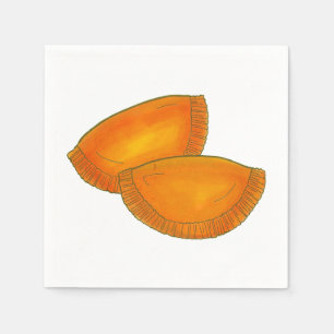 Jamaican Beef Patty Patties Food Cooking JAMAICA Serviette