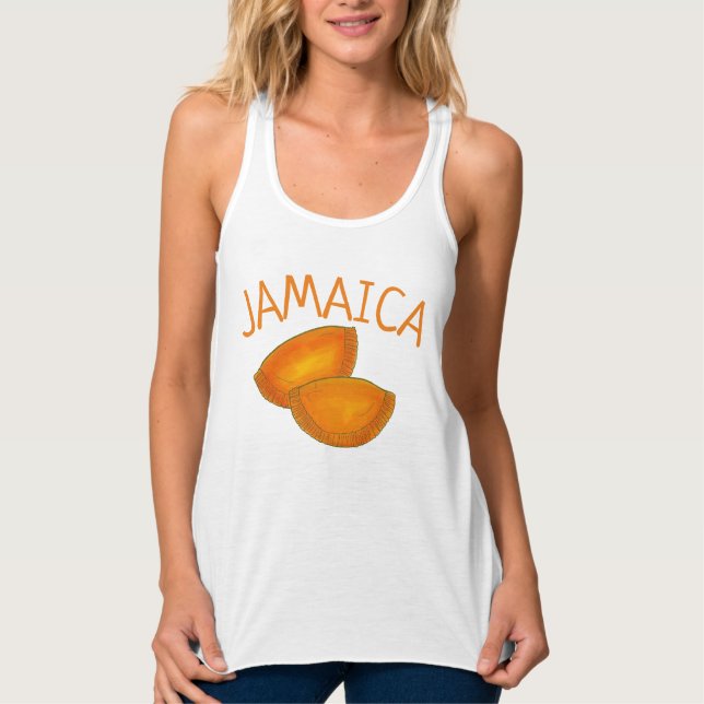 Jamaican Beef Patty Patties Food Cooking JAMAICA Tank Top (Vorderseite)