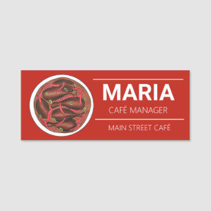 Jamaican Brown Stew Chicken Restaurant Food Namensschild