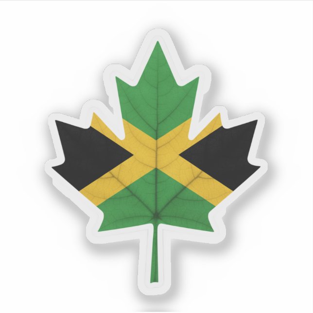 Jamaican Canadian Aufkleber (Vorderseite)