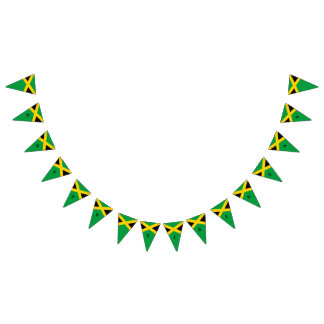 Jamaican Flag Happy Birthday Wimpelkette