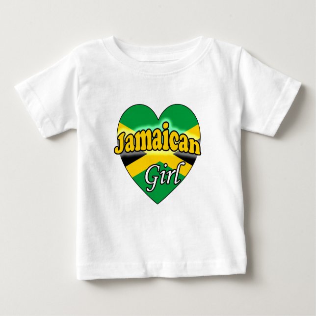 Jamaican Girl Baby T-shirt (Vorderseite)