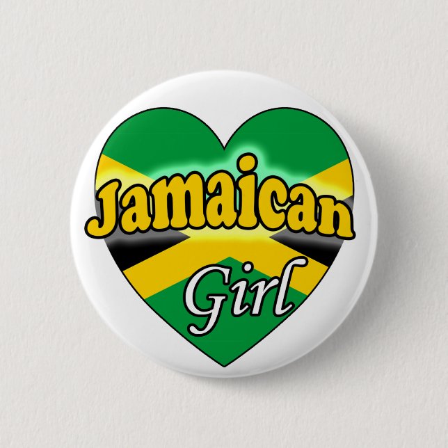 Jamaican Girl Button (Vorderseite)