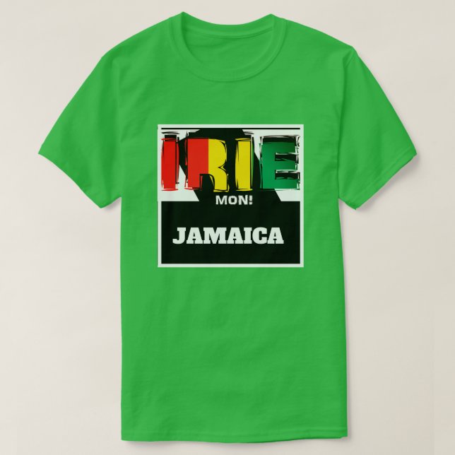 Jamaican Irie Mon T - Shirt (Design vorne)