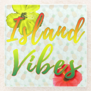 Jamaican Island Vibes Glasuntersetzer