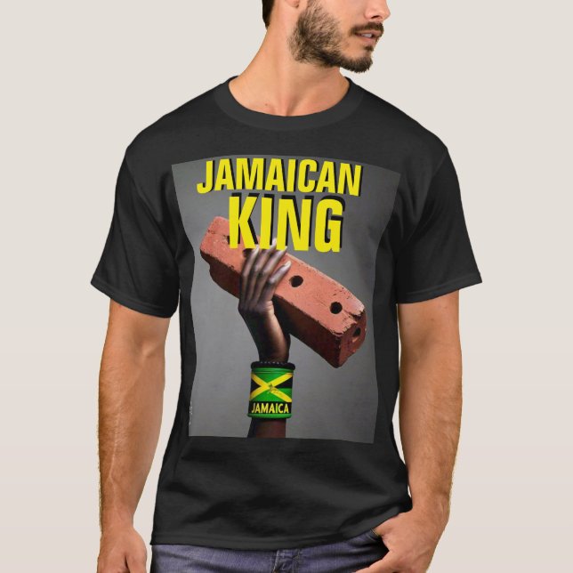 JAMAICAN KING Basic Dark T - Shirt (Vorderseite)