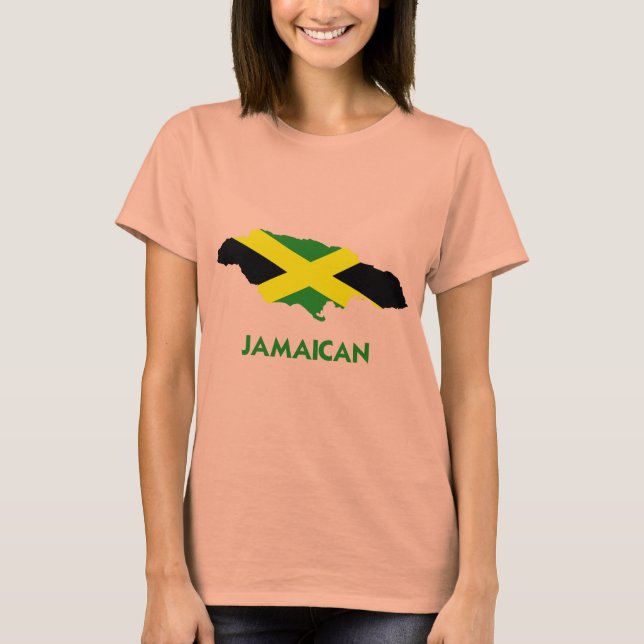 JAMAICAN MAP T-Shirt (Vorderseite)