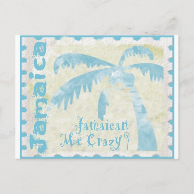 Jamaican Me Crazy Postkarte (Vorderseite)