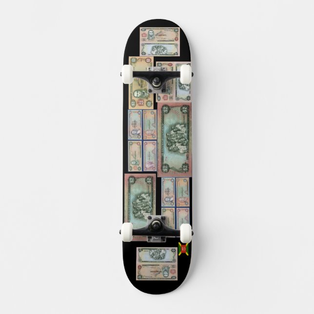 JAMAICAN MONEY Skateboard (Vorderseite)