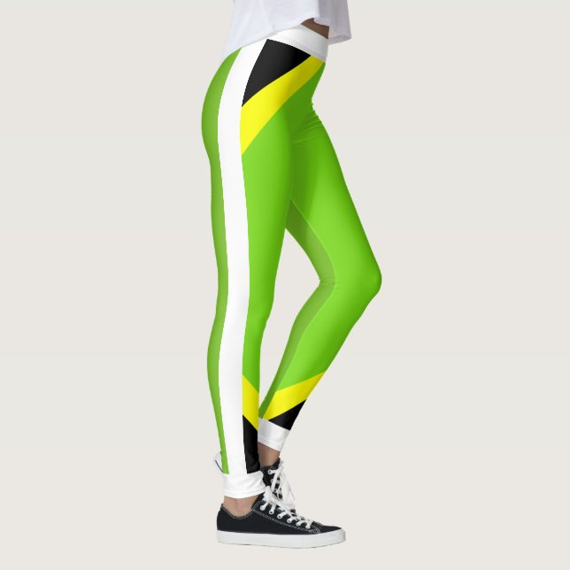 Jamaican Pride Flourescent Leggings (Rechts)