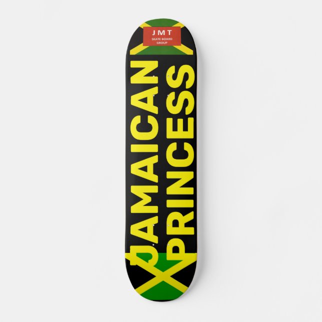 JAMAICAN PRINCESS Skateboard (Vorderseite)