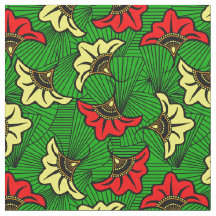 Jamaican Rasta African Biloba Blume Pattern