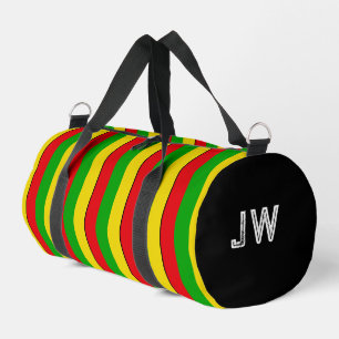 Jamaican Rasta Gemustert gestrichen Duffle Bag
