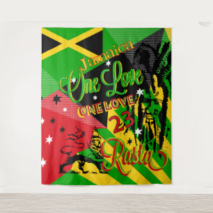 Jamaican Reggae Party Tapestry Wandteppich
