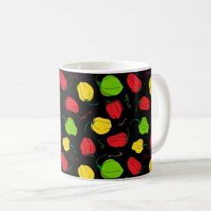 Jamaican Scotch Bonnet Food Gemustert Kaffeetasse