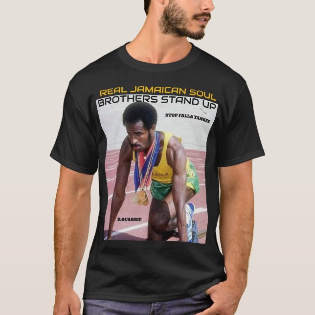 JAMAICAN SOUL BROTHERS Basic Dunkel T - Shirt (Vorderseite)