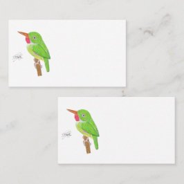 JAMAICAN TODY VISITENKARTE