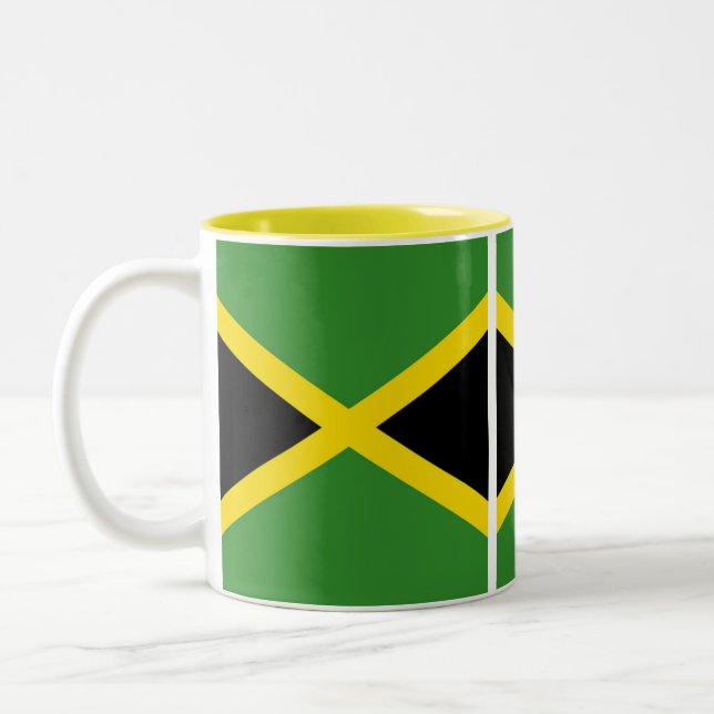 Jamaican Vibes Zweifarbige Tasse (Links)