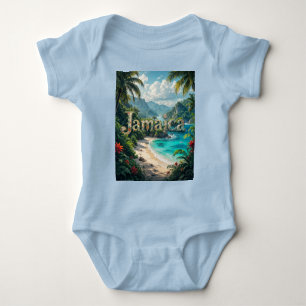 Jamaicanische Bucht Baby Strampler