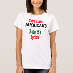 Jamaicans Regel die Sprints olympischen T - Shirts