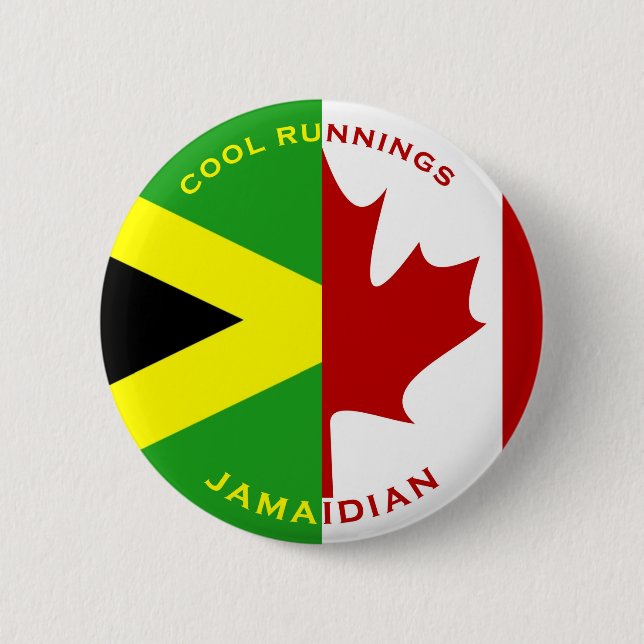 Jamaidian Knopf Button (Vorderseite)