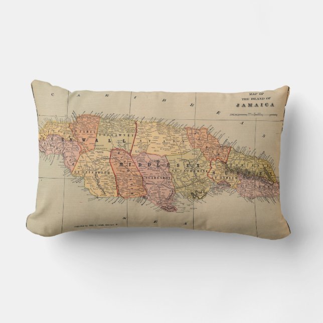 Jamaika 1901 lendenkissen (Vorderseite)