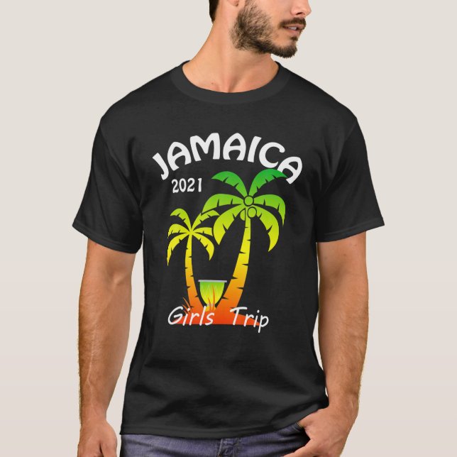 Jamaika 2021 - Matching Family or Friends Vacation T-Shirt (Vorderseite)