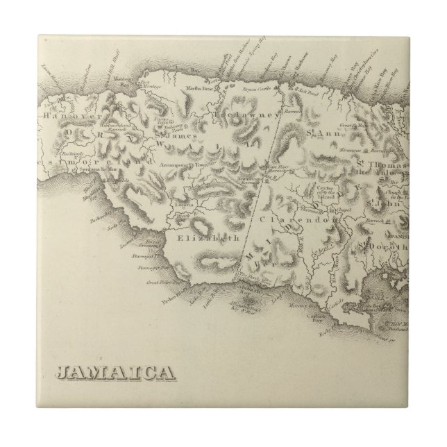 Jamaika 3 fliese (Vorderseite)