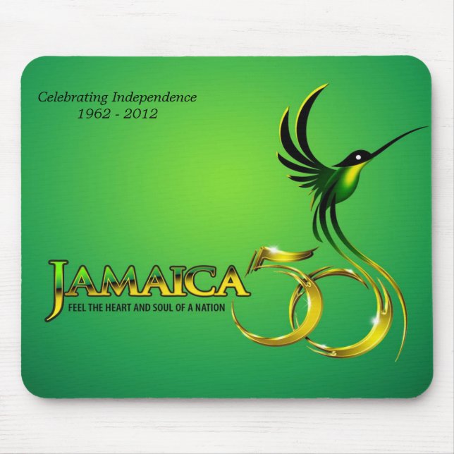 Jamaika 50. Mousepad (Vorne)