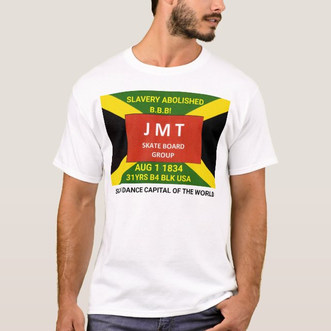 JAMAIKA. AUG 1 1834 Männer - Basic-T - Shirt (Vorderseite)