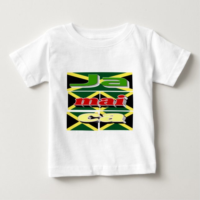 Jamaika Baby T-shirt (Vorderseite)