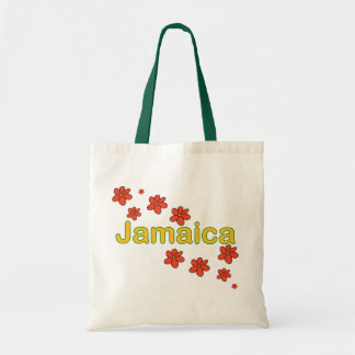 Jamaika-Blumen-Tasche Tragetasche