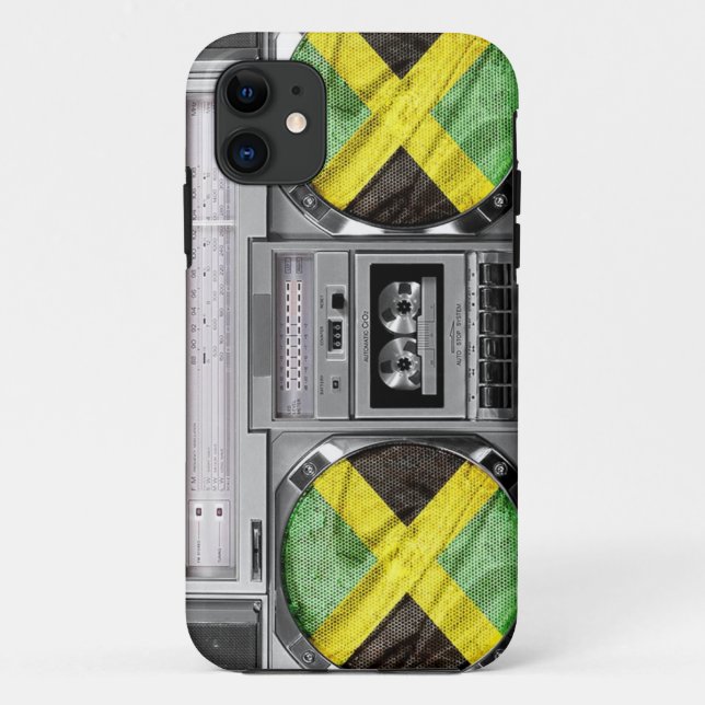 Jamaika-Boombox Case-Mate iPhone Hülle (Rückseite)