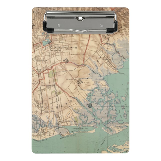 Jamaika-Bucht und Brooklyn Mini Klemmbrett (Vorderseite)