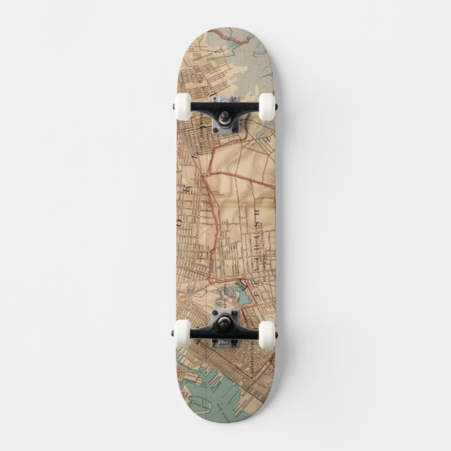 Jamaika-Bucht und Brooklyn Skateboard (Vorderseite)
