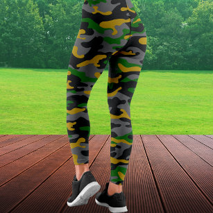 Jamaika Camouflage Army Fatigue Leggings