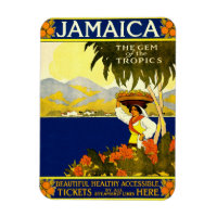 Jamaika das Spiel der Tropen-Reiseplakat 1910