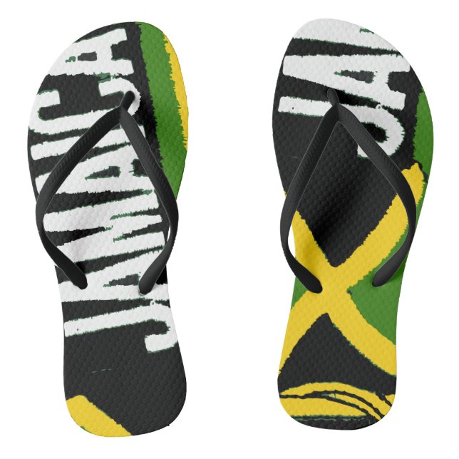 Jamaika Design Flip Flops (Fußbett)