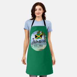 "Jamaika Est. 1962" Strand mit jamaikanischer Flag Schürze