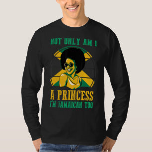 Jamaika Flag Afro Ich bin nicht nur Prinzessin, ic T-Shirt