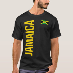 Jamaika-Flagge Athletik-Fußball-Footbyll-Sporttrik T-Shirt