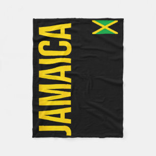 Jamaika-Flagge Athletik-Fußball-Sporttrikot Fleecedecke