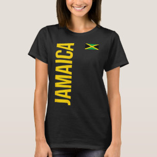 Jamaika-Flagge Athletik-Fußball-Trikot T-Shirt