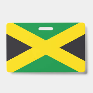Jamaika-Flagge Ausweis