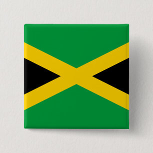 Jamaika-Flagge Button