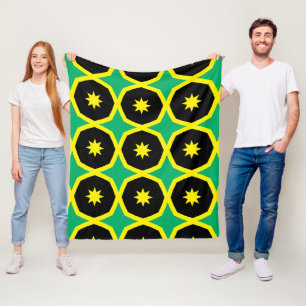 Jamaika-Flagge Fleecedecke