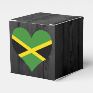 Jamaika-Flagge gefärbt Geschenkschachtel