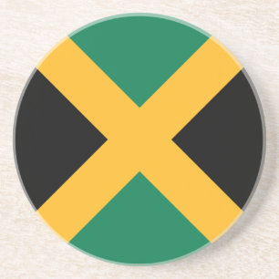 Jamaika-Flagge Getränkeuntersetzer