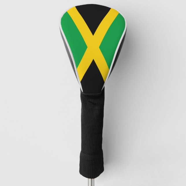 Jamaika-Flagge Golf Headcover (Vorderseite)