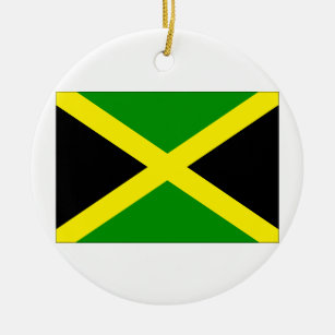 Jamaika-Flagge Keramikornament